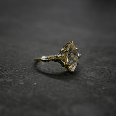 Elysium Ring - Herkimer Diamond - Made to Order