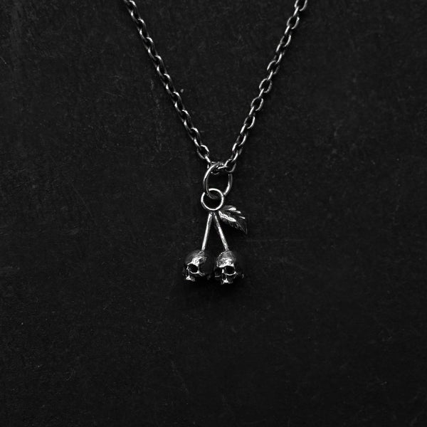 Cherry Skull Necklace