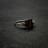Custom Elysium Ring - Garnet - Gold