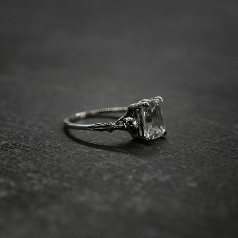 Elysium Ring - White Topaz - Made to Order