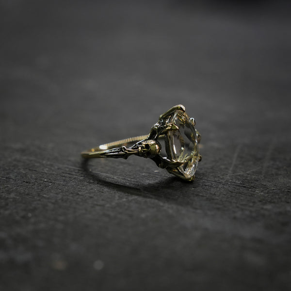 Elysium Ring - Herkimer Diamond - Made to Order