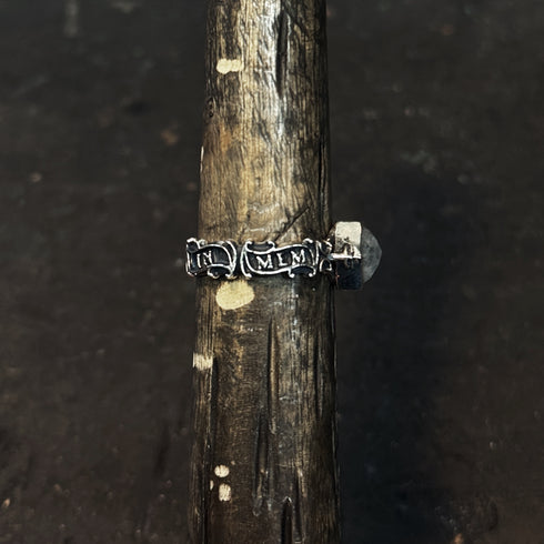 Mourning Ring - Moonstone (OOAK)