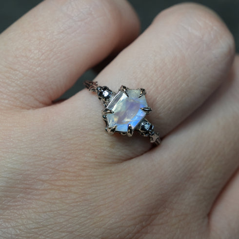 Elysium Ring - Moonstone (One of a kind)