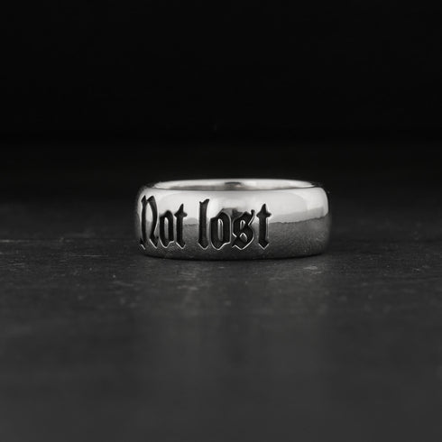 Not lost Inscription Ring