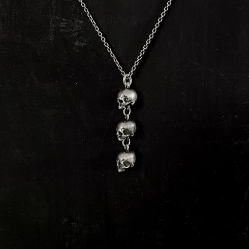 Skull Trio Necklace