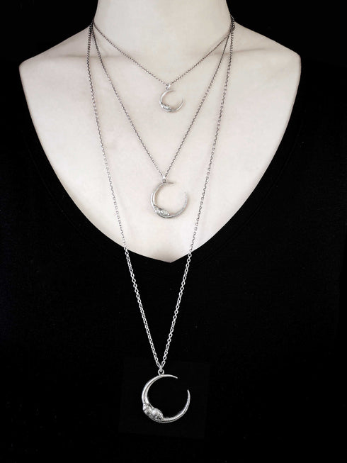 Serpent Moon Necklace - Small