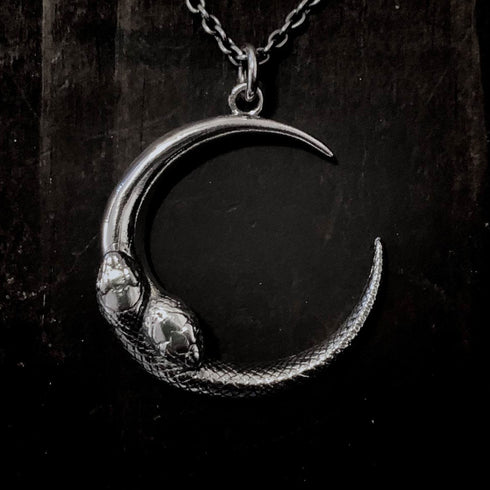Serpent Moon Necklace - Large